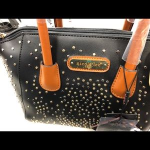 Black med Nicole lee handbag